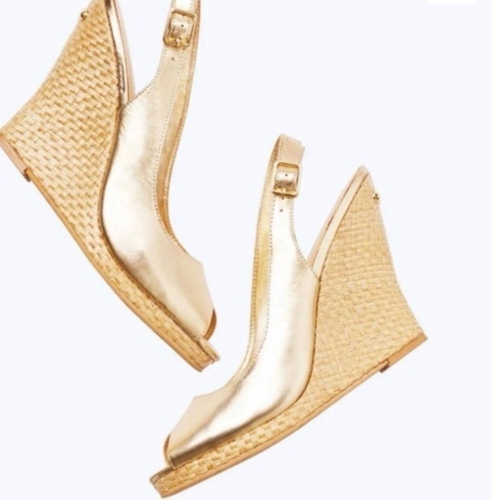 Lilly Pulitzer Kristen Wedge Gold